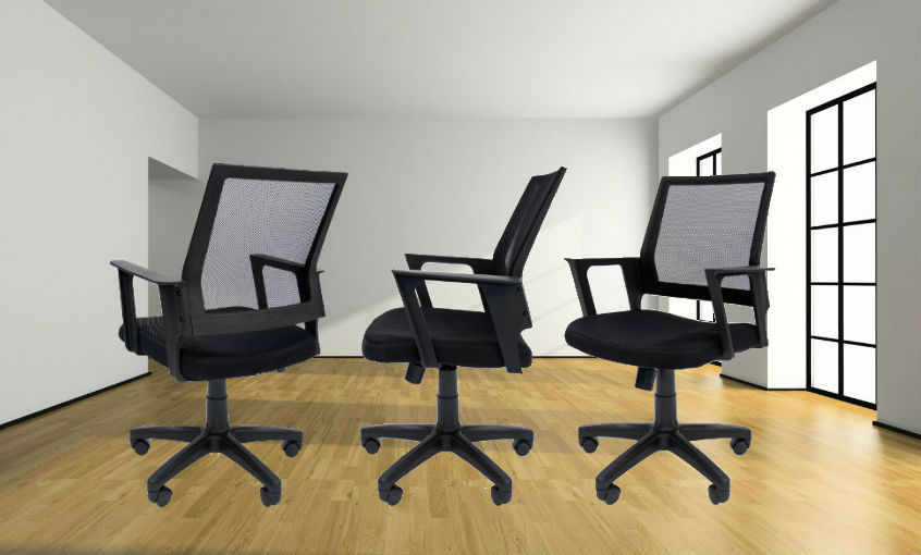 Слайд 4-Офисное кресло РК 15 черное